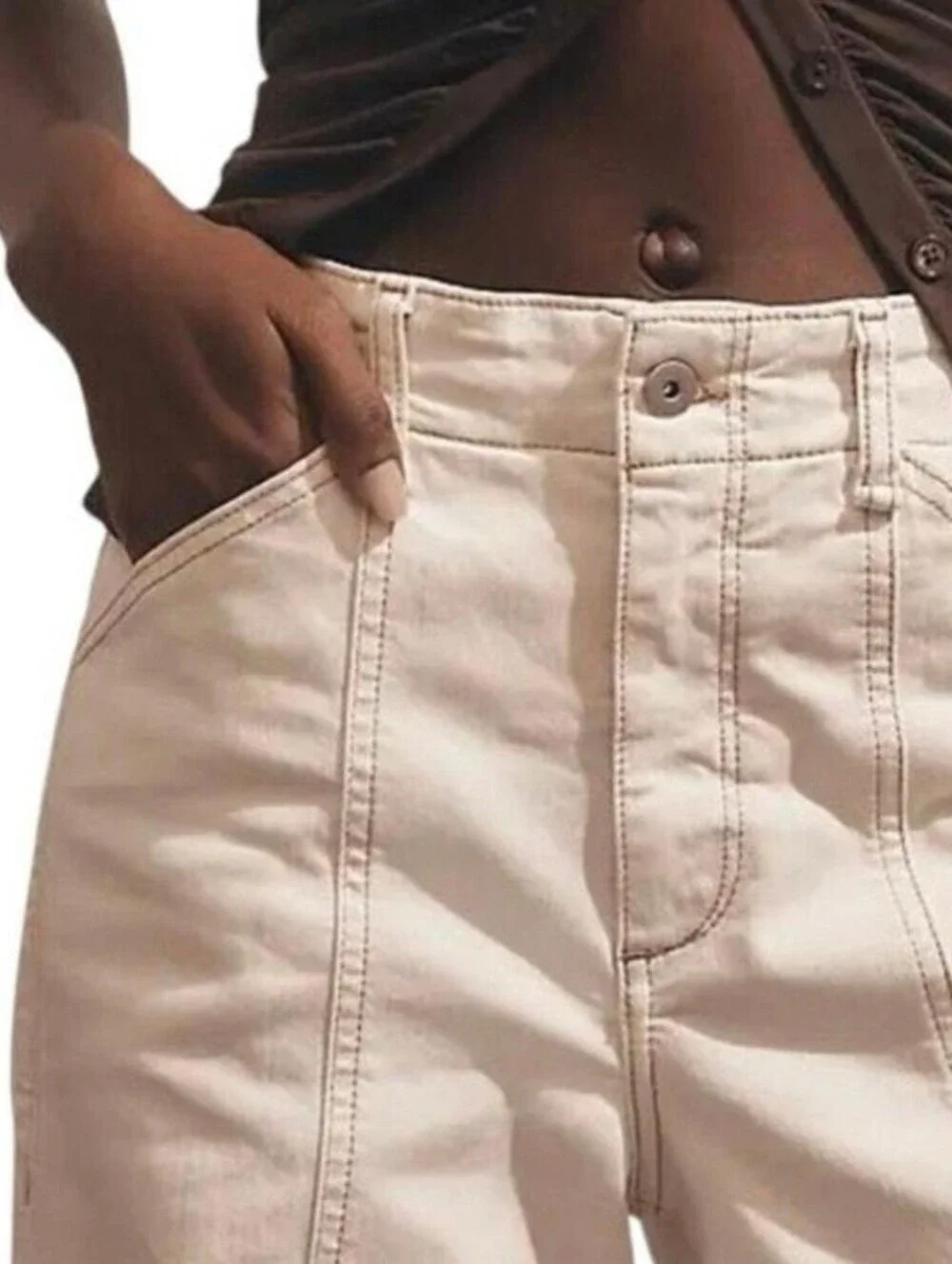 Maeve Delaney Wide Leg Jeans 25